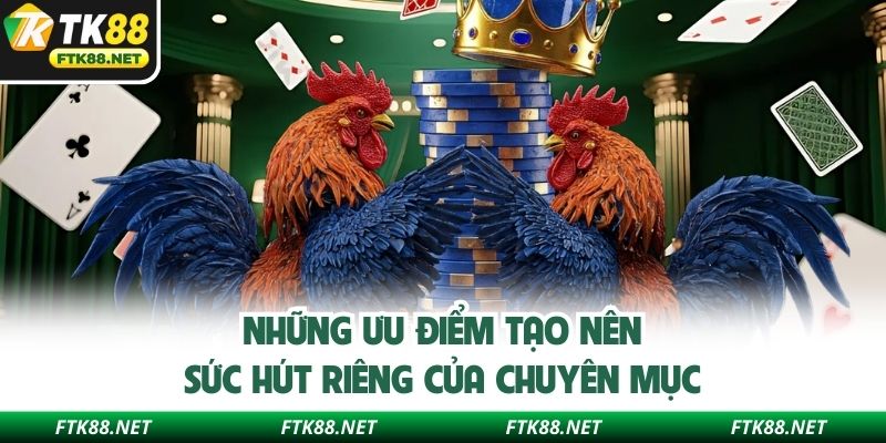 Những ưu điểm tạo nên sức hút riêng của chuyên mục